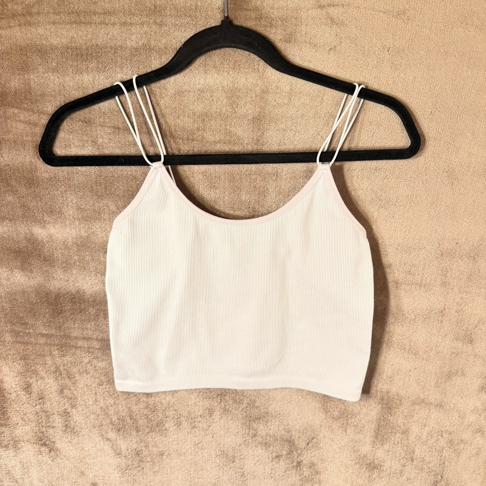 Bozzolo White Double Strap Camisole